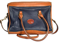 Black and tan Dooney and Bourke purse